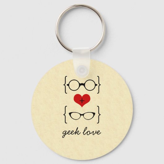 Porte-clés Porte - clé de lunettes Geeky (Recto)