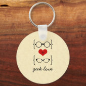 Porte-clés Porte - clé de lunettes Geeky (Recto)