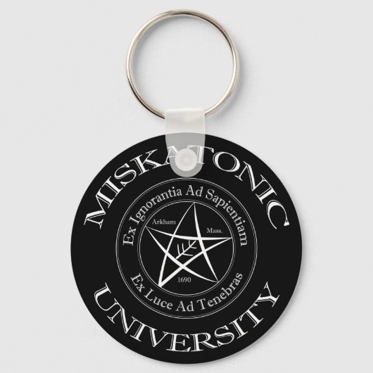 Porte-clés Porte - clé de l'université Miskatonic (Recto)