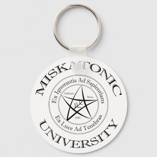 Porte-clés Porte - clé de l'université Miskatonic (Recto)
