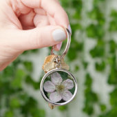Porte-clés Porte - clé de macro à fleur de Blackberry (main)