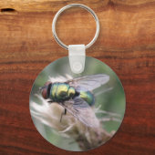 Porte-clés Porte - clé de macro de volée de bouteille verte (Recto)
