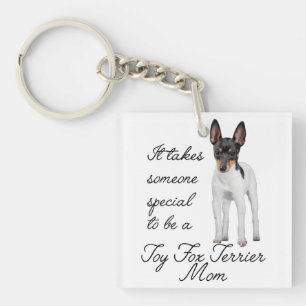Porte-clés Porte - clé de maman de Fox Terrier de jouet