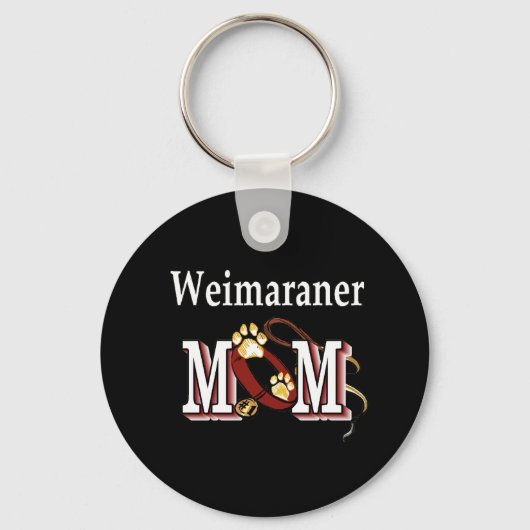 Porte-clés porte - clé de maman weimaraner (Recto)