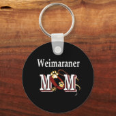 Porte-clés porte - clé de maman weimaraner (Recto)