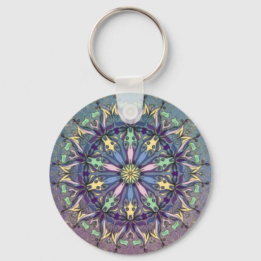 Porte-clés Porte - clé de Mandala dynamique (Recto)