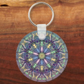 Porte-clés Porte - clé de Mandala dynamique (Verso)