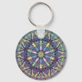 Porte-clés Porte - clé de Mandala dynamique (Verso)
