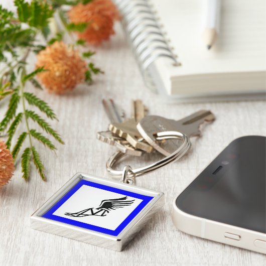 Porte-clés Porte - clé de marathon - bleu (Côté)