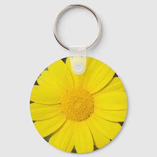 Porte-clés Porte - clé de marguerite jaune (Recto)