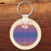 Porte-clés Porte - clé de Mariage de Bow rose (Recto)