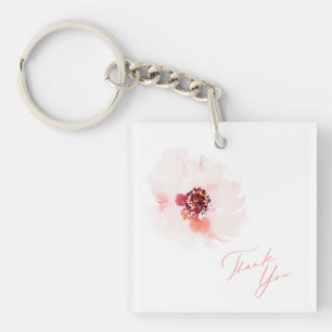 Porte-clés Porte - clé de Mariage floral d'aquarelle