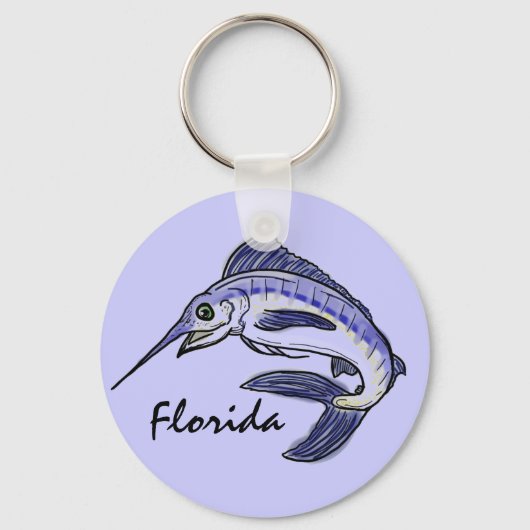 Porte-clés Porte - clé de marlin bleu Floride (Recto)