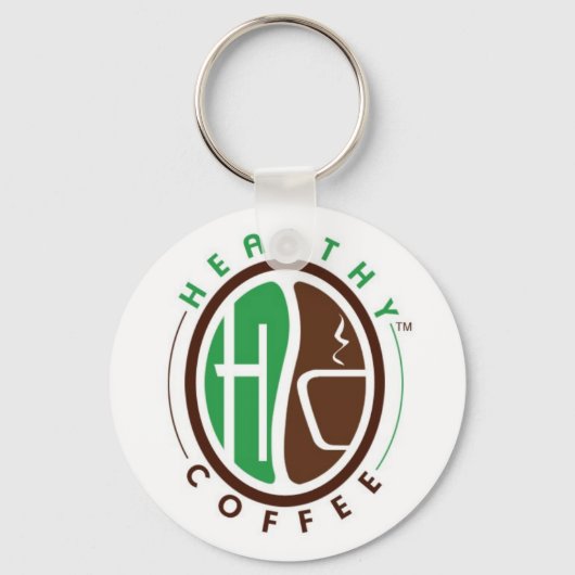 Porte-clés Porte - clé de marque HealthyCoffee (Recto)