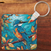 Porte-clés Porte - clé de martin-pêcheur d'automne (Verso)