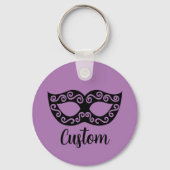 Porte-clés Porte - clé de masque masqué personnalisé (Recto)