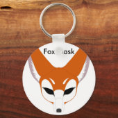 Porte-clés Porte - clé de masque Orange Fox (Recto)