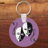 Porte-clés Porte - clé de masques de théâtre (Recto)