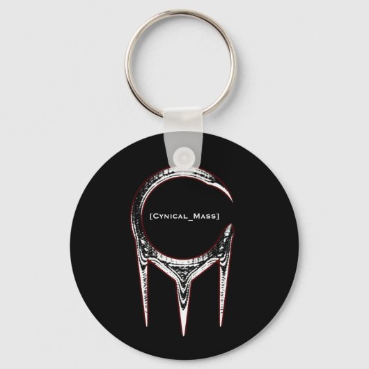 Porte-clés Porte - clé de masse cynique noir (Recto)