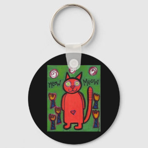 Porte-clés porte - clé de meow de meow