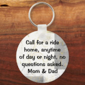 Porte-clés Porte - clé de message (Recto)