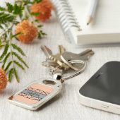 Porte-clés Porte - clé de métal gris déco (Côté )