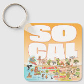 Porte-clés Porte - clé de métal SoCal (Recto)