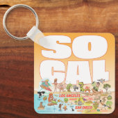 Porte-clés Porte - clé de métal SoCal (Recto)