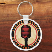 Porte-clés Porte - clé de microphone FFAF (Recto)