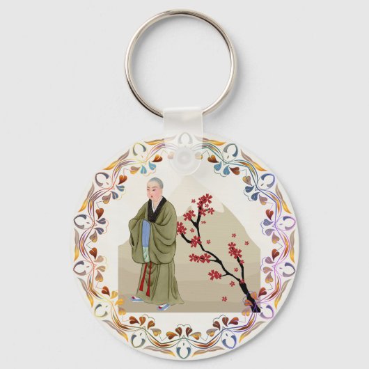 Porte-clés Porte - clé de moine bouddhiste (Recto)