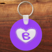 Porte-clés Porte - clé de monogramme cardiaque (Recto)