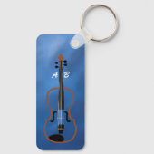 Porte-clés Porte - clé de monogramme de violon (Verso)