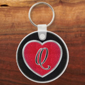Porte-clés Porte - clé de monogrammes Ruby et Onyx (Recto)