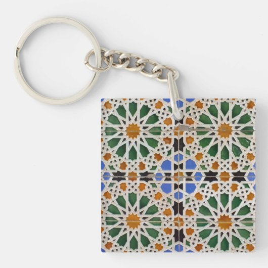 Porte-clés Porte - clé de mosaïque marocaine (Devant)