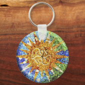 Porte-clés Porte - clé de mosaïques Park Guell (Recto)