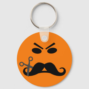 Porte-clés Porte - clé de Moustache en colère