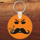 Porte-clés Porte - clé de Moustache en colère (Recto)