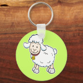 Porte-clés Porte - clé de mouton blanc (Recto)