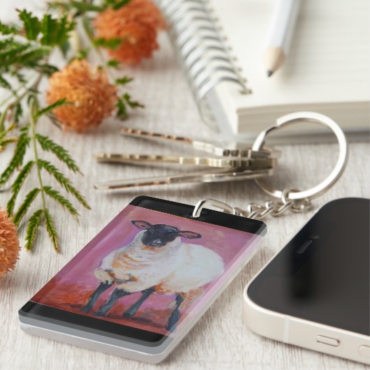 Porte-clés Porte - clé de moutons (Devant droit)