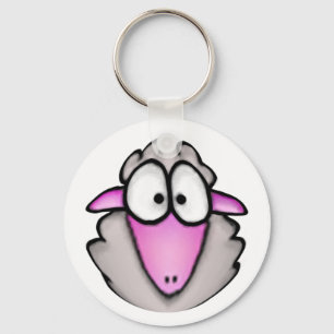 Porte-clés Porte - clé de moutons de bande dessinée