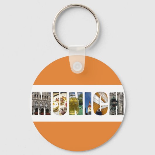 Porte-clés Porte - clé de Munich Allemagne (Recto)