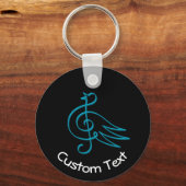 Porte-clés Porte - clé de musique Blue Bird (Recto)