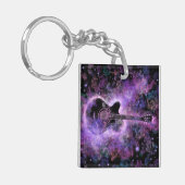 Porte-clés Porte - clé de musique guitare (Devant gauche)