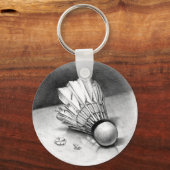 Porte-clés porte - clé de navette de badminton (Recto)