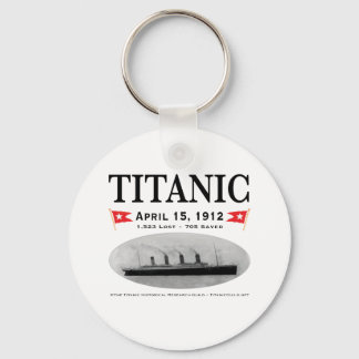 Porte-clés Porte - clé de navire fantôme Titanic (Arrondi)