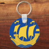 Porte-clés Porte - clé de navire jaune (Recto)