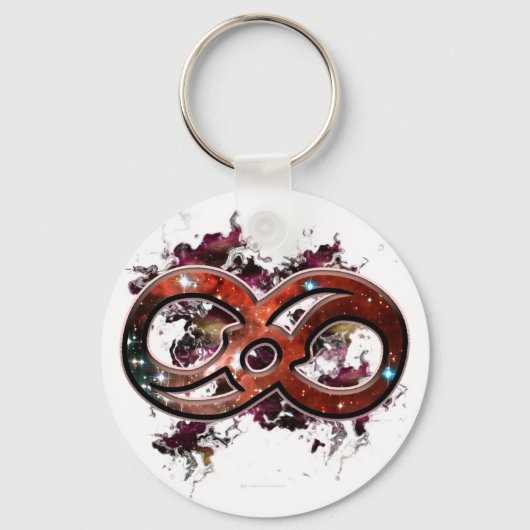 Porte-clés Porte - clé de nébuleuse infini (Recto)