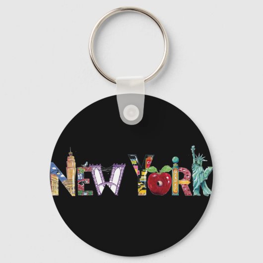 Porte-clés Porte - clé de New York (Recto)