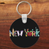 Porte-clés Porte - clé de New York (Recto)