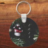 Porte-clés Porte - clé de Noël des champignons (Recto)